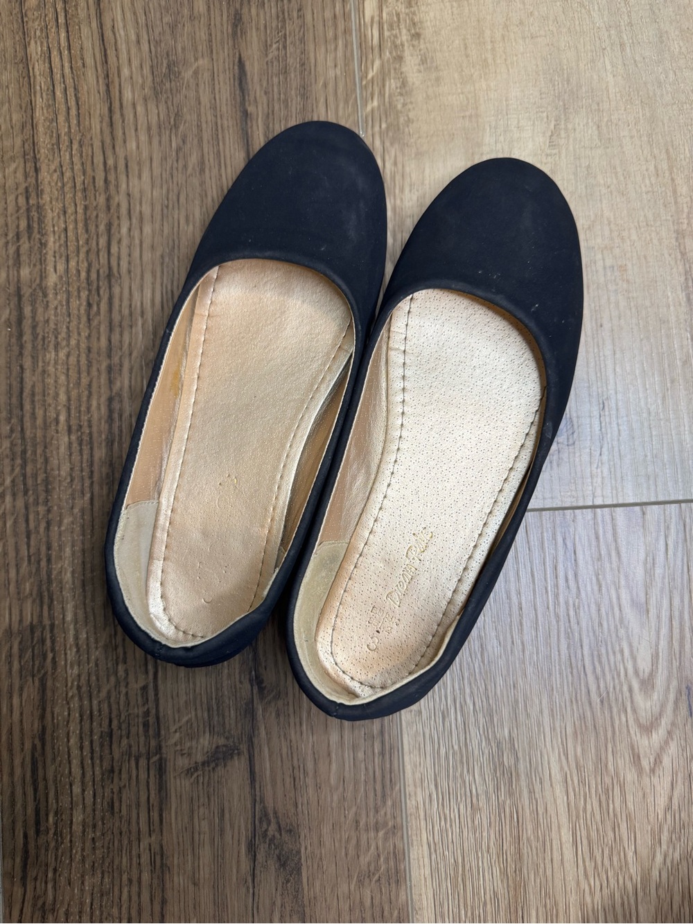 Girl’s Black Velvet Ballet Flats - Classic Slip-On Comfort